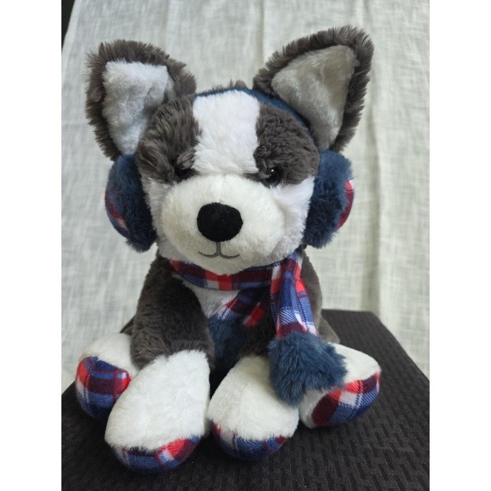 Bruno 2025 Young Lives vs Cancer Plush Husky Puppy New with Tags 13"H x11" W